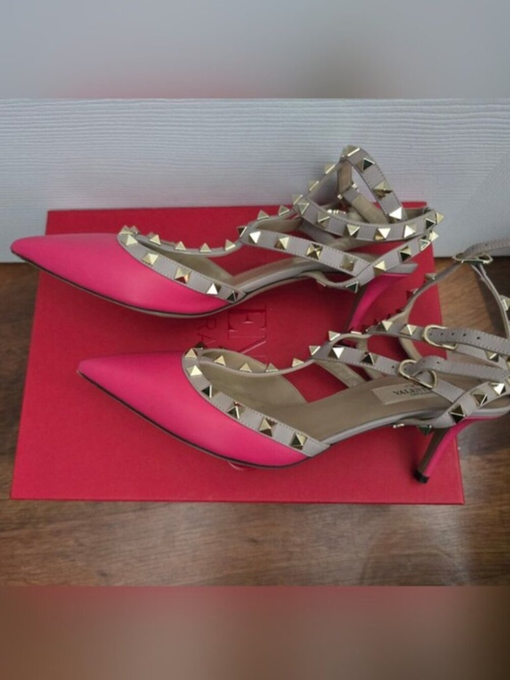 65mm Gently Used - Valentino Garavani Rockstud caged pumps - Picture 2 of 7